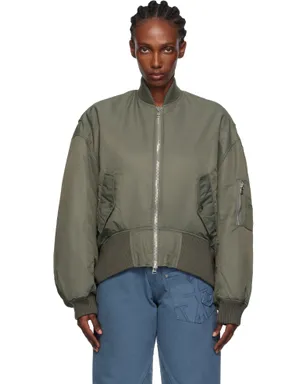 JW Anderson オーバーサイズ カーブドヘム ボンバージャケット - サムネイル1