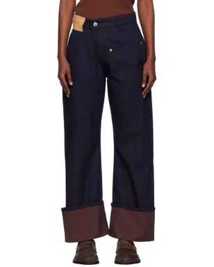 JW Anderson Turn Up Twisted Workwear ジーンズ - サムネイル1