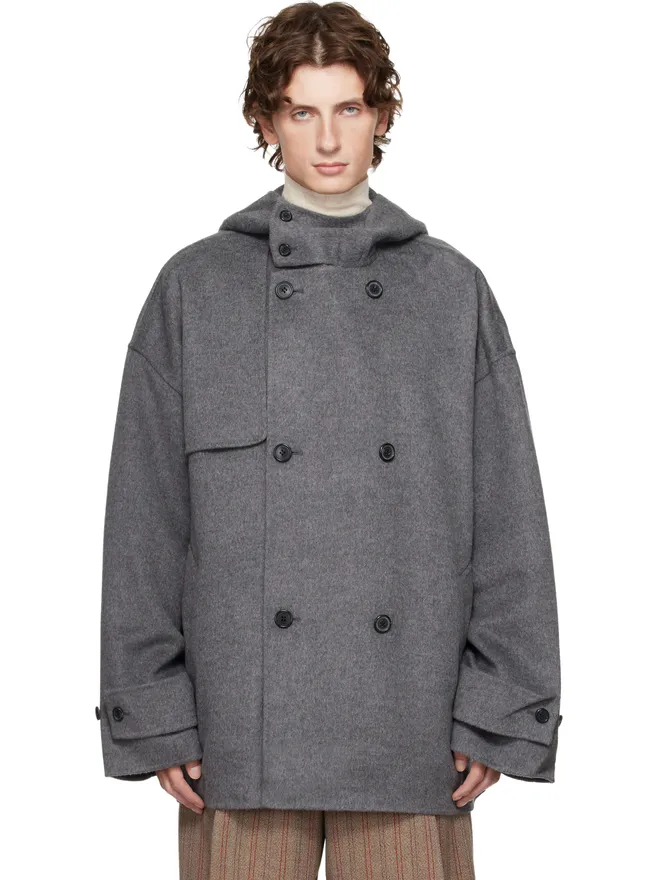 JW Anderson JW Anderson オーバーサイズ ピーコートの商品画像