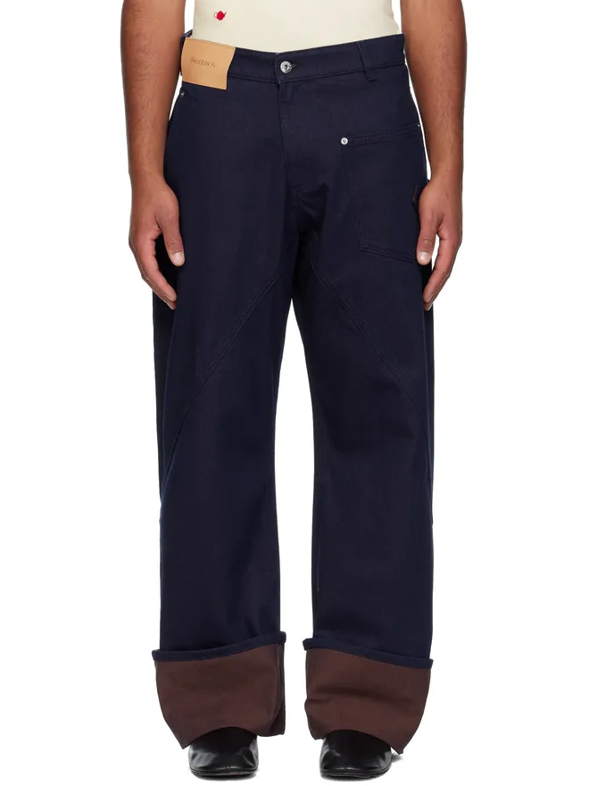 JW Anderson JW Anderson Turn Up Twisted Workwear ジーンズの商品画像