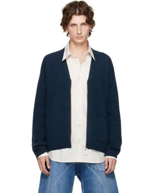 JW Anderson Vネック ジップアップカーディガン - サムネイル1