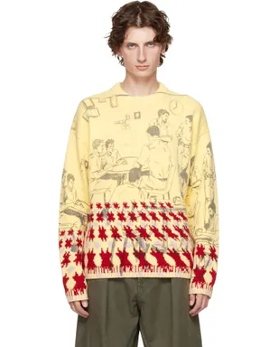 JW Anderson プリント ジャカード セーター - サムネイル1
