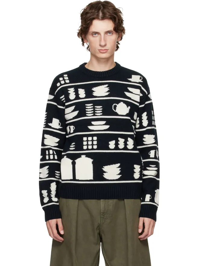 JW Anderson JW Anderson Crockery ジャカード セーターの商品画像