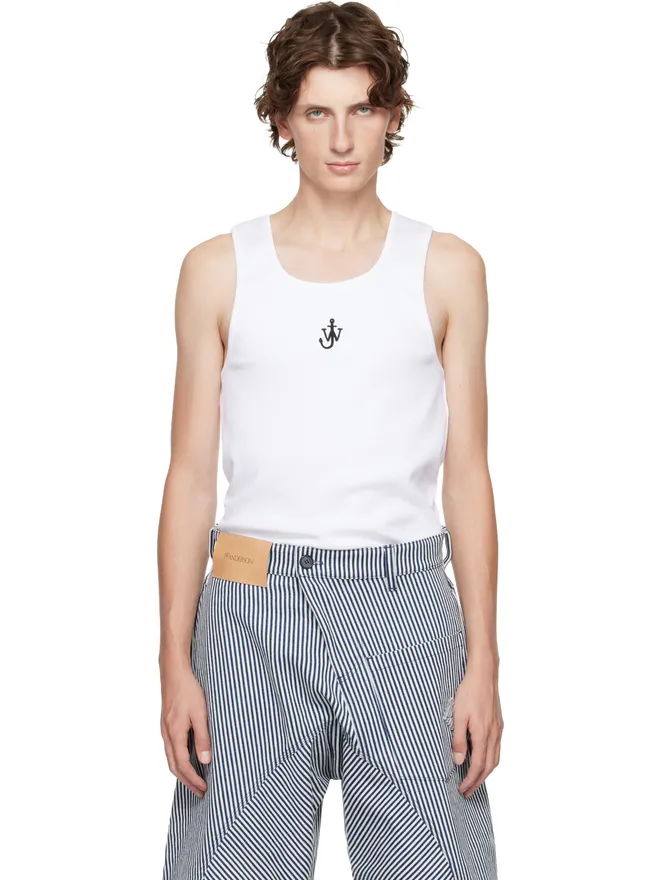JW Anderson JW Anderson Anchor Embroidery タンクトップの商品画像
