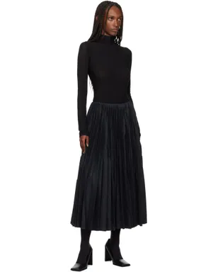 ALAÏA フランネル プリーツスカート - サムネイル4