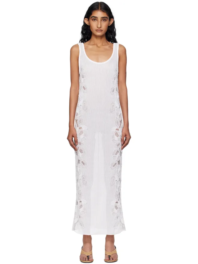 ALAÏA ALAÏA ギピュールレース フラワー ミディアムドレスの商品画像