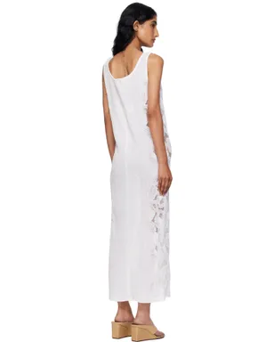 ALAÏA ギピュールレース フラワー ミディアムドレス - サムネイル3