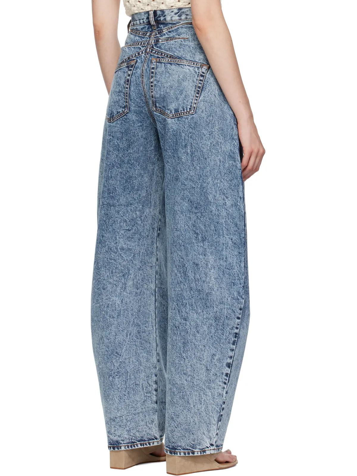 ALAÏA ハイウエスト ラウンド ジーンズ - 画像3