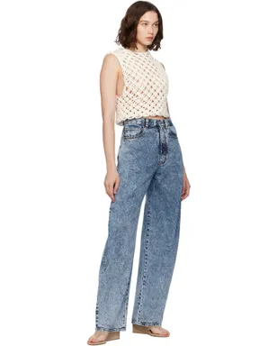 ALAÏA ハイウエスト ラウンド ジーンズ - サムネイル4