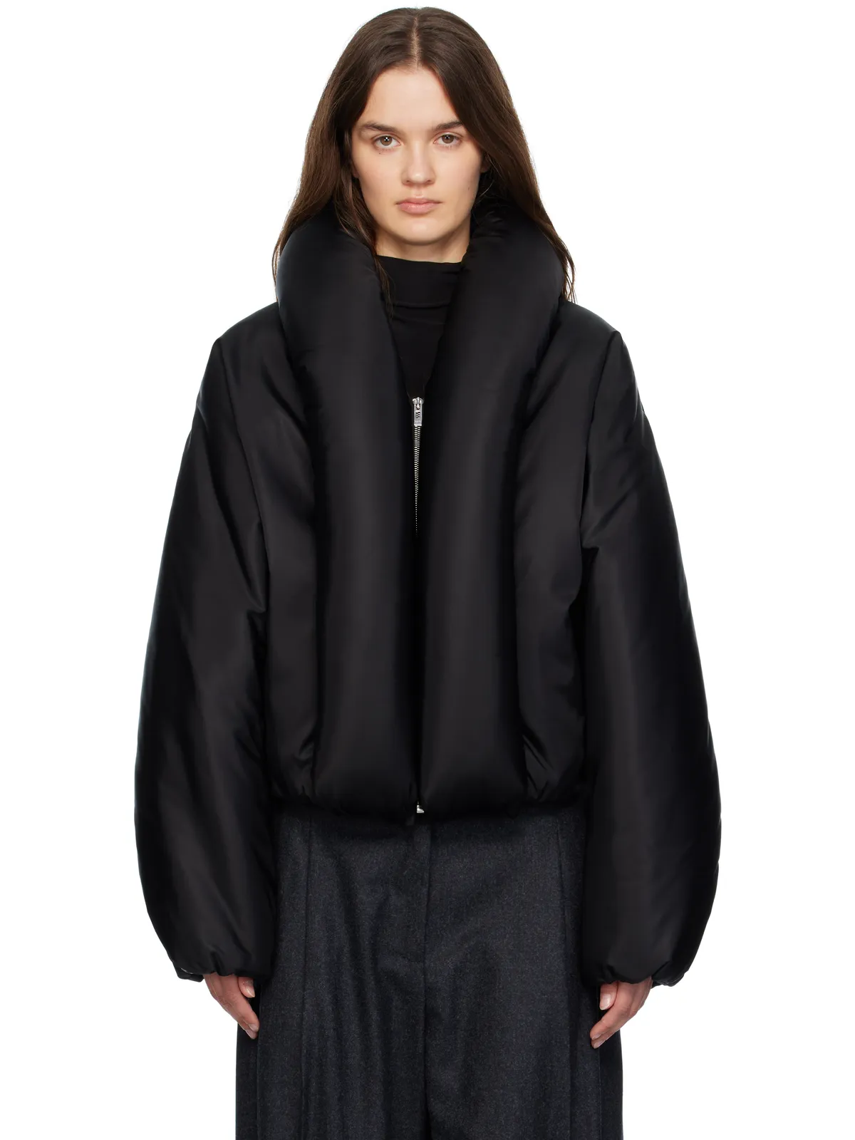 ALAÏA タフタ パデッド ボンバージャケット - 画像1