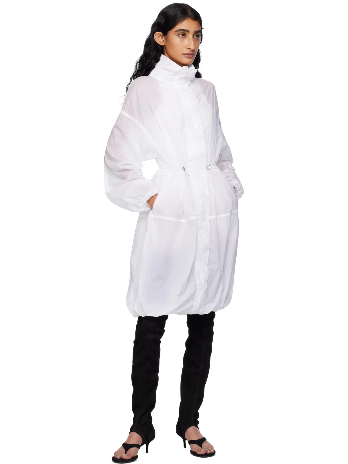 ALAÏA Soft Nylon Bubble ジャケット - 画像4
