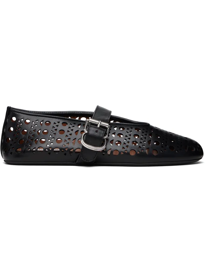 ALAÏA ALAÏA Vienne ラムスキン フラットシューズの商品画像