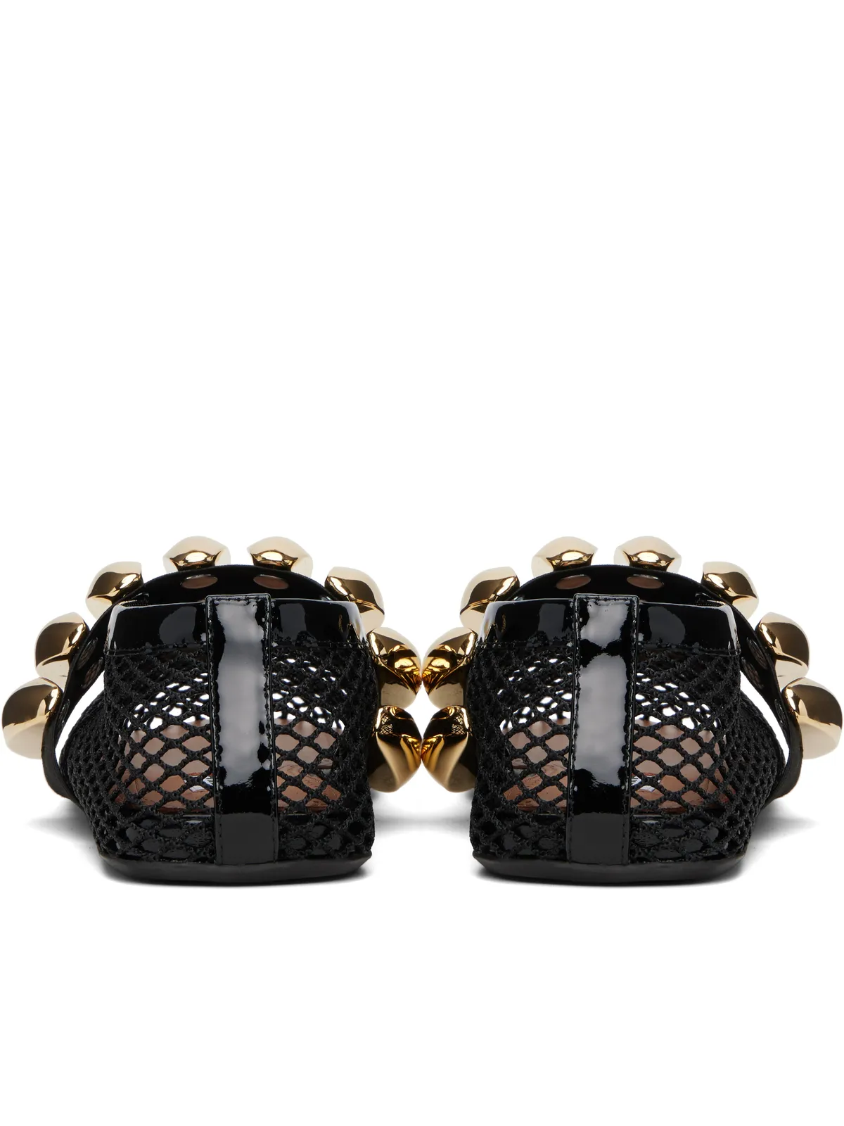 ALAÏA Jewel フィッシュネット フラットシューズ - 画像2