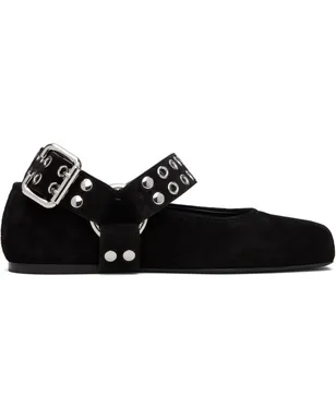 ALAÏA Biker スエード フラットシューズ - サムネイル1