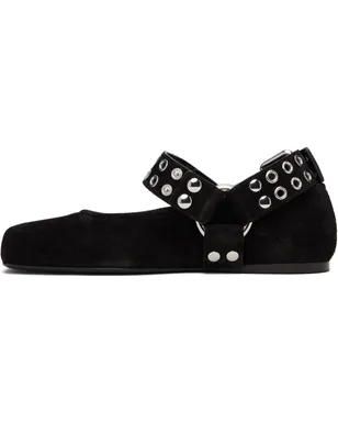 ALAÏA Biker スエード フラットシューズ - サムネイル3