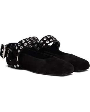 ALAÏA Biker スエード フラットシューズ - サムネイル4