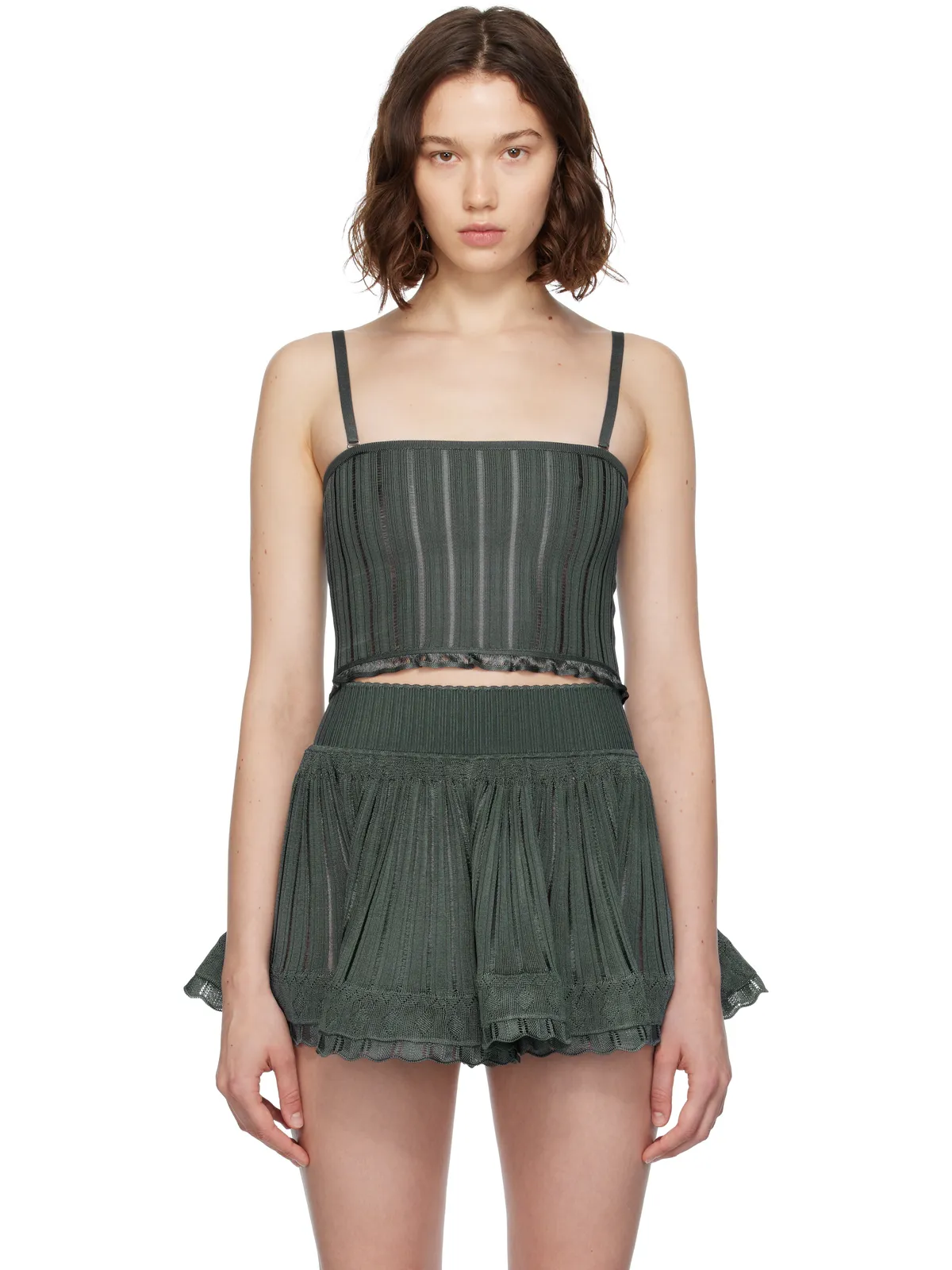 ALAÏA Crinoline ニット キャミソール - 画像1