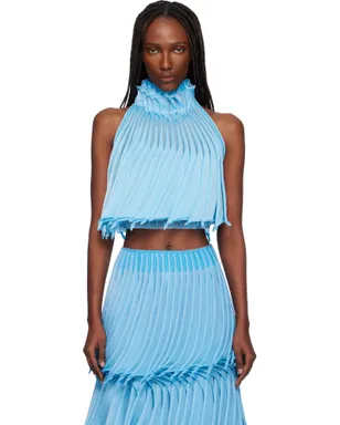 ALAÏA Cups ナイロンニット テーパードトップス - サムネイル1