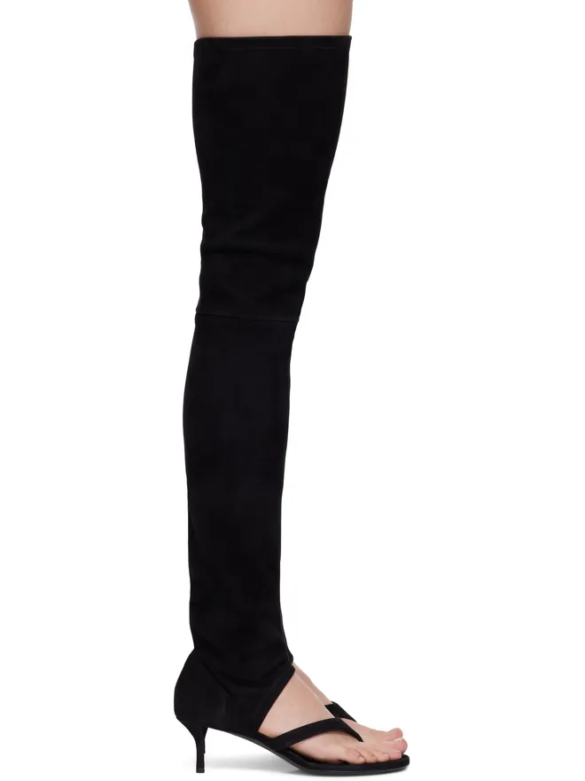 ALAÏA ALAÏA ストレッチスエード 55 サイハイブーツの商品画像