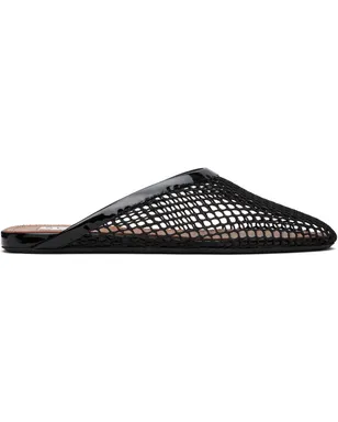 ALAÏA フィッシュネット フラットミュール - サムネイル1