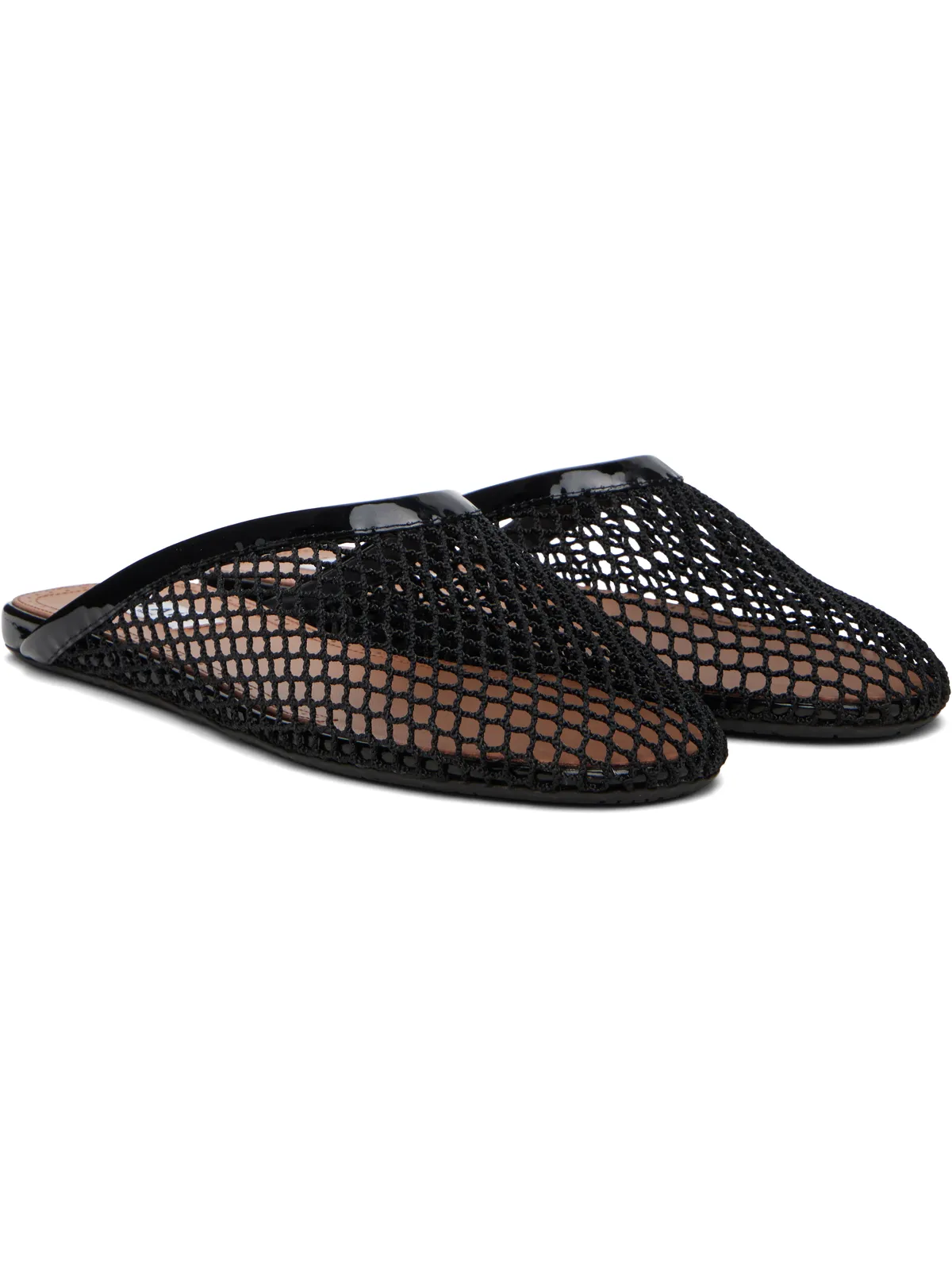 ALAÏA フィッシュネット フラットミュール - 画像4