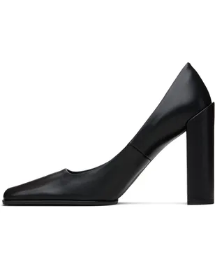 ALAÏA ブラック Shiny Calf 90 ヒール - サムネイル3