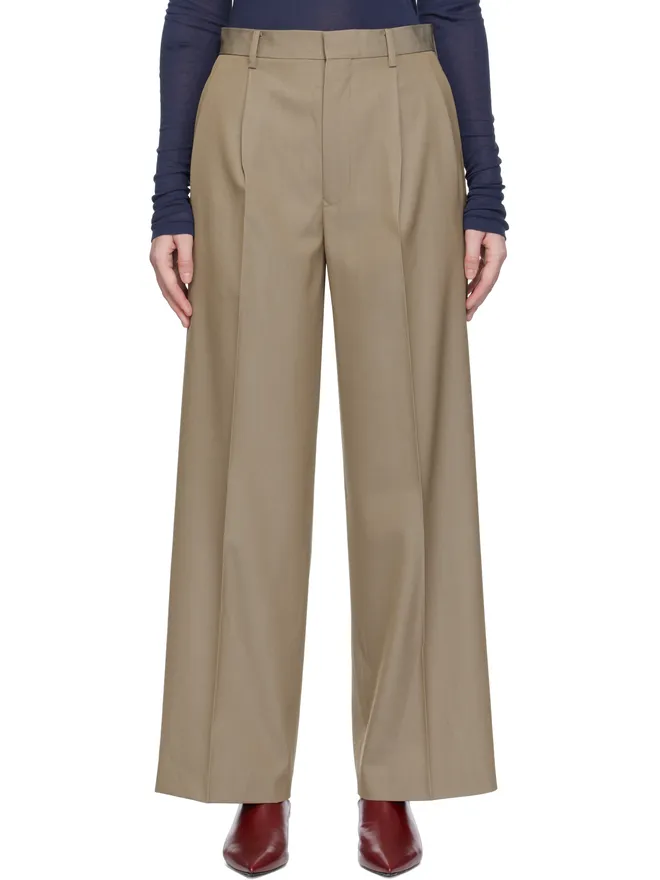 AURALEE AURALEE Light Wool Max Gabardine Two-Tuck トラウザーズの商品画像