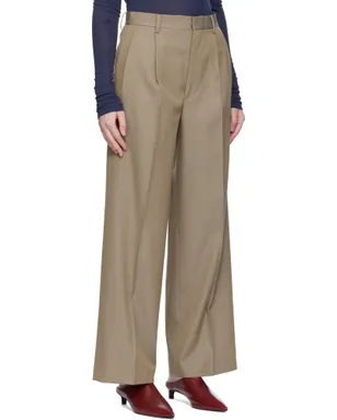 AURALEE Light Wool Max Gabardine Two-Tuck トラウザーズ - サムネイル2