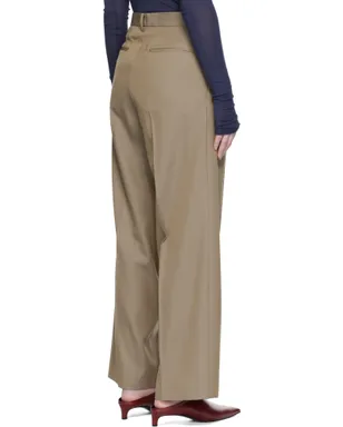 AURALEE Light Wool Max Gabardine Two-Tuck トラウザーズ - サムネイル3