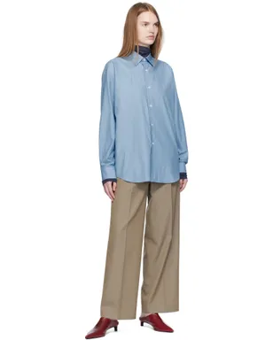 AURALEE Light Wool Max Gabardine Two-Tuck トラウザーズ - サムネイル4