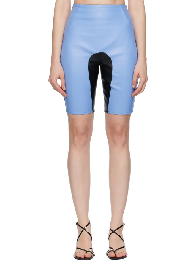 ABRA ABRA Wet レザーショートパンツの商品画像