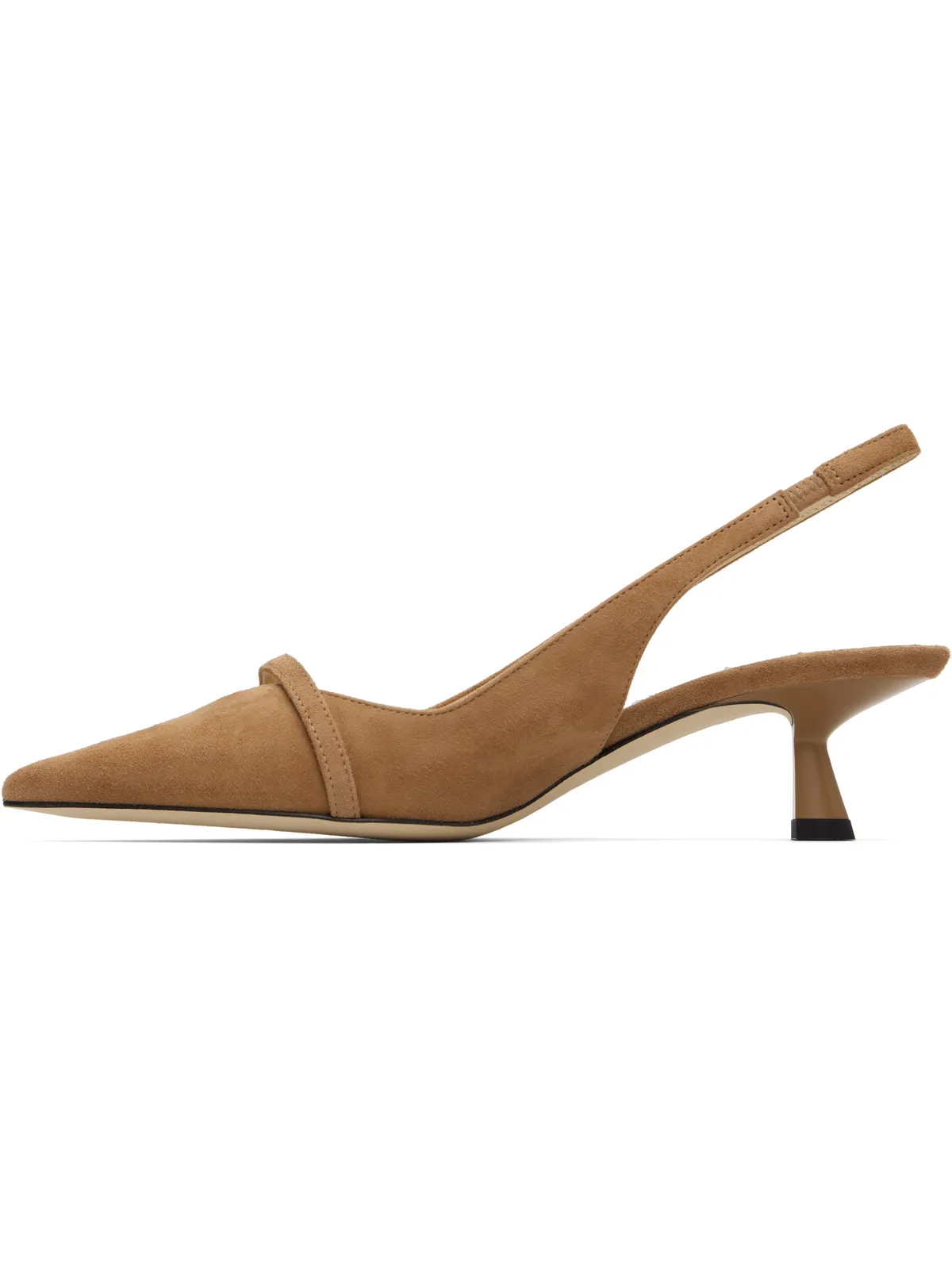 Jimmy Choo ベージュ Amita 45 ヒール - 画像3