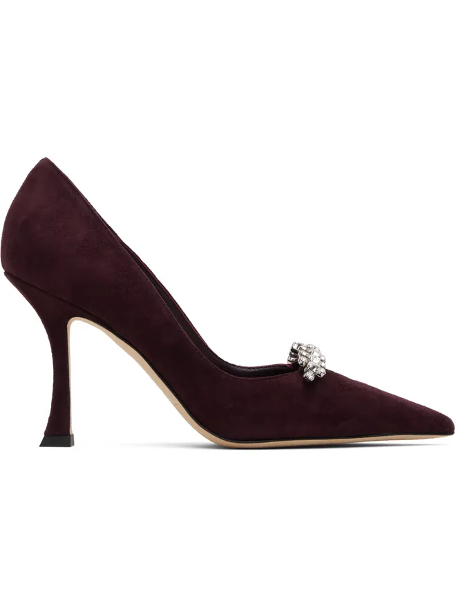 Jimmy Choo Jimmy Choo バーガンディ Belinda 90 ヒールの商品画像