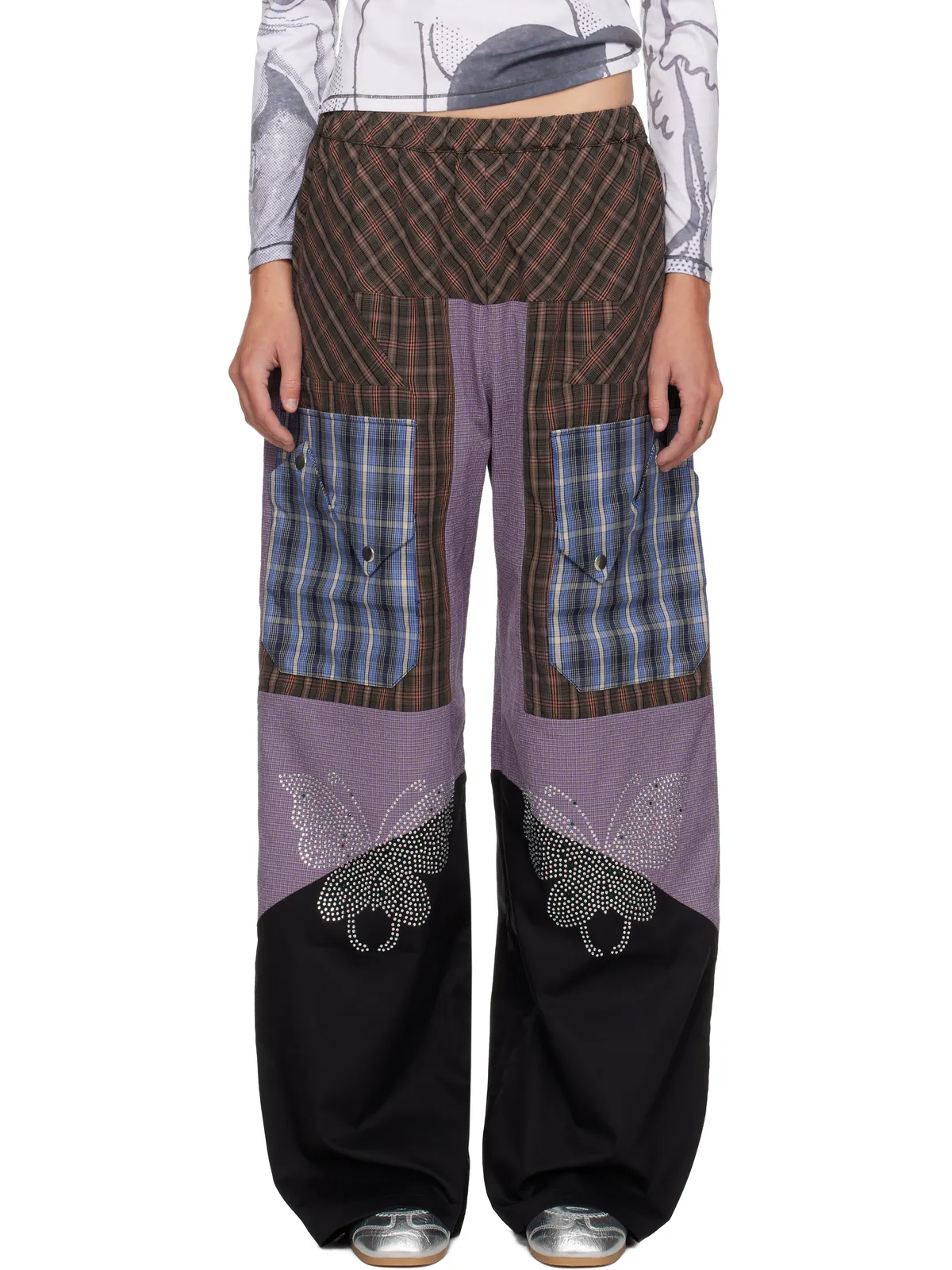 Chopova Lowena Tartan Vega トラウザーズ - 画像1