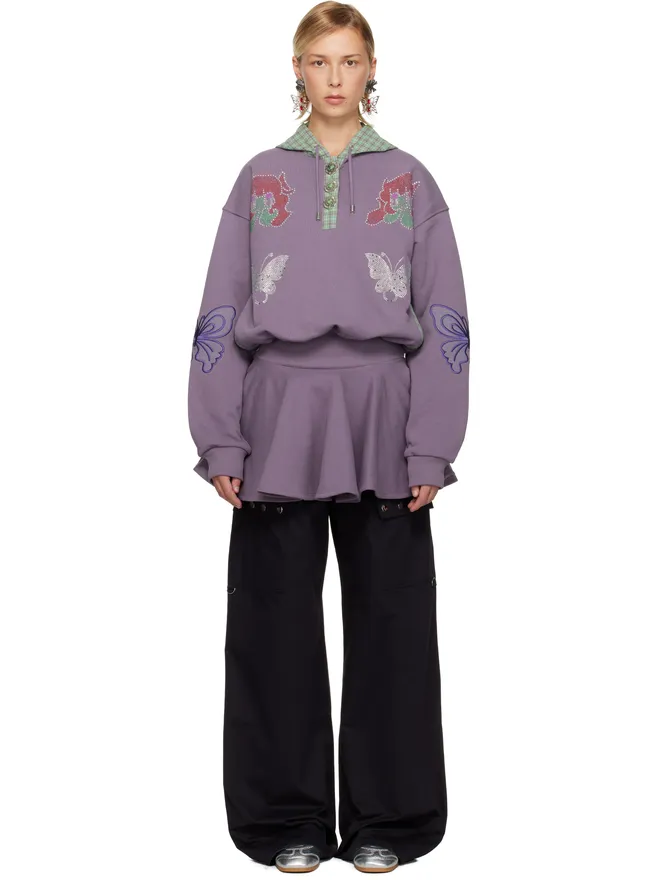 Chopova Lowena Chopova Lowena Quimby フード付き ミディアムワンピースの商品画像