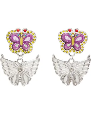 Chopova Lowena Stacked Butterfly ドロップピアス - サムネイル1