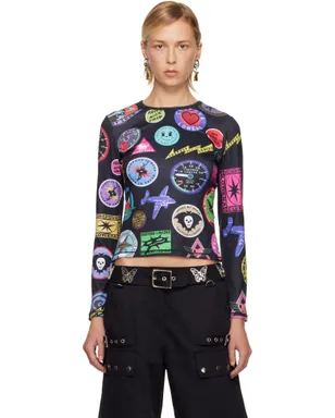 Chopova Lowena Patch Print Fitted Jersey トップス - サムネイル1