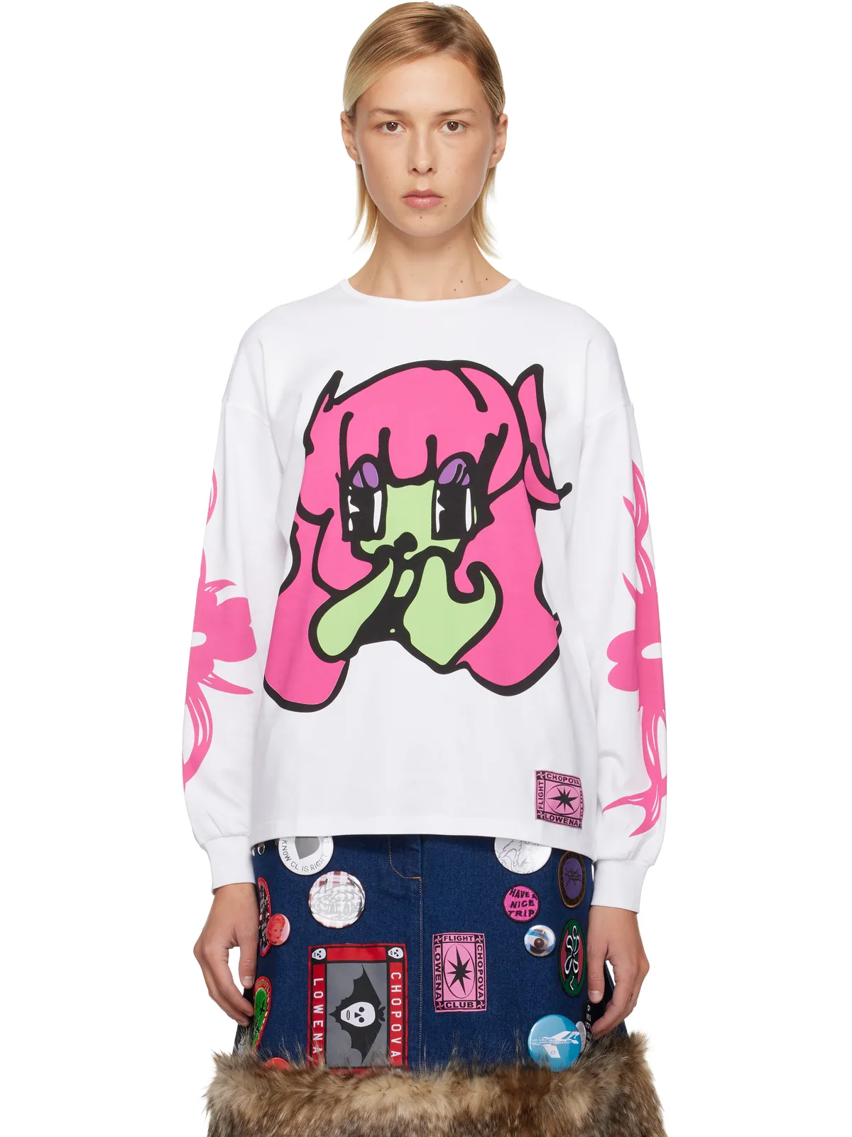 Chopova Lowena Bashful Oversized Jersey トップス - 画像1