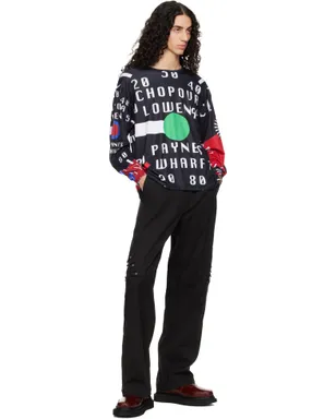 Chopova Lowena CL Speedometer オーバーサイズ ジャージ Tシャツ - サムネイル4