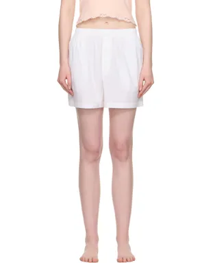SKIMS Cotton Poplin ボクサー パジャマ ショートパンツ - サムネイル1