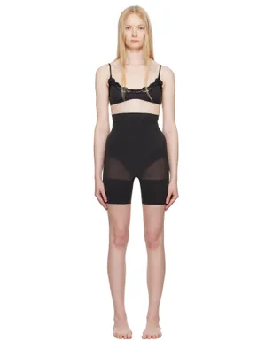 SKIMS Sheer Seamless ハイウエスト ミッドサイ ショートパンツ - サムネイル1