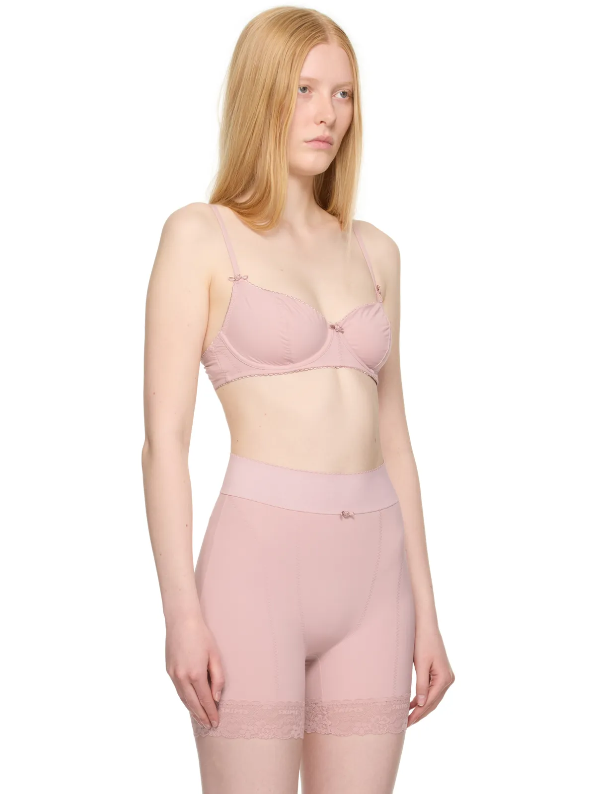 SKIMS Vintage Shapewea Unlined ハーフカップブラ - 画像2