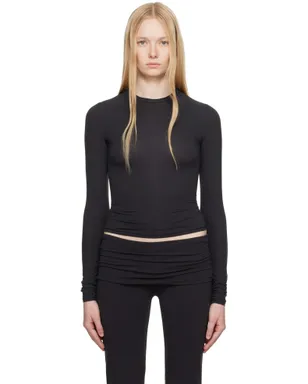 SKIMS Fits Everybody 長袖Tシャツ - サムネイル1