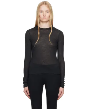 SKIMS Sheer Cotton 長袖トップス - サムネイル1