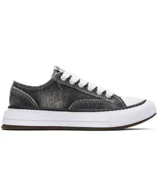 Maison MIHARA YASUHIRO Yucca OG Sole ブリーチウォッシュ ローカットスニーカー - サムネイル1
