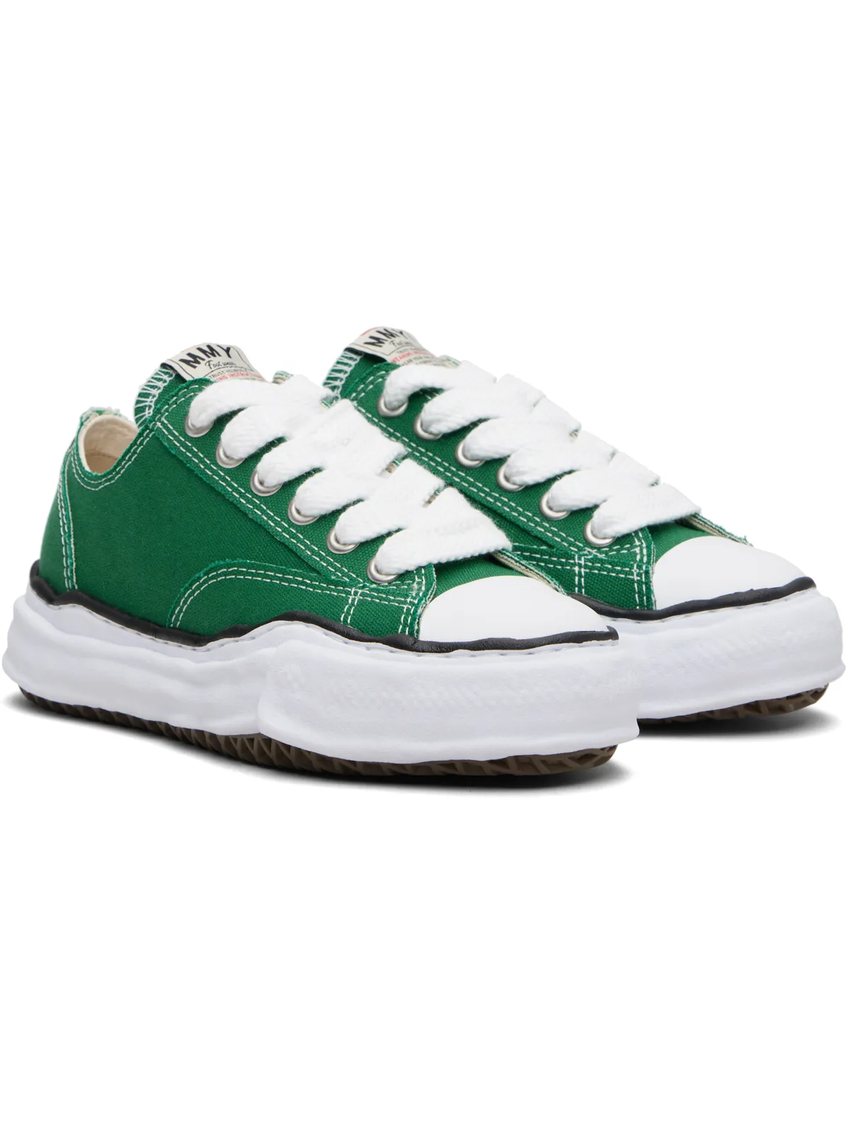 Maison MIHARA YASUHIRO Peterson OG Sole キャンバス ローカットスニーカー - 画像4