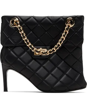 Maison MIHARA YASUHIRO Quilted Bag Detail ピンヒール ショートブーツ - サムネイル1