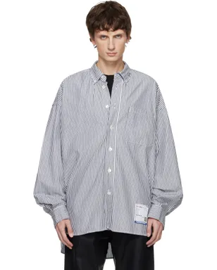 Maison MIHARA YASUHIRO OX ストライプ 長袖シャツ - サムネイル1