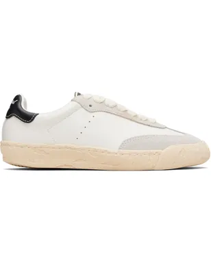 Maison MIHARA YASUHIRO 'Francis' Past Sole Mixed Material ローカットスニーカー - サムネイル1