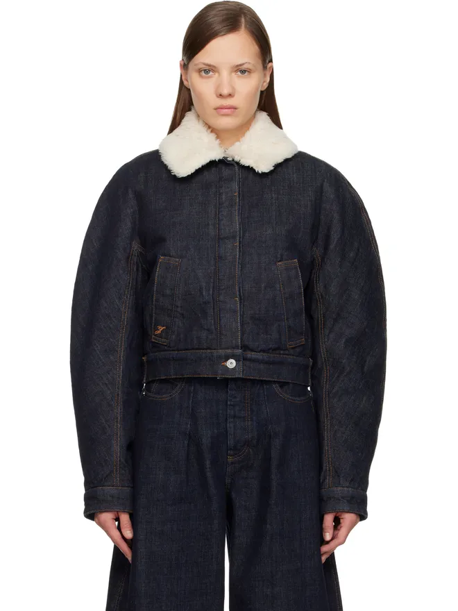 JACQUEMUS JACQUEMUS 'The Ovalo de-Nîmes' デニム ボンバージャケットの商品画像